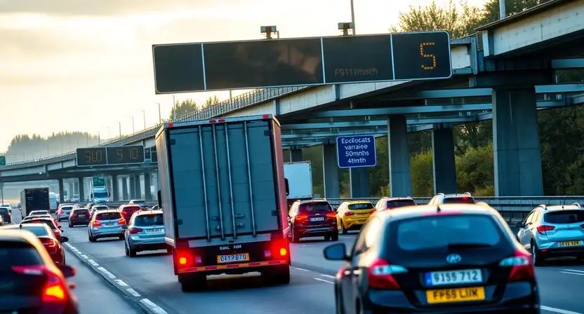 M6 Speeding Truck Driver Fine: Drivers Caught by 51mph Rule