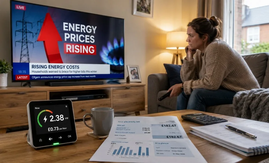 UK TV Electricity Cost Increase 2026: How Expensive Is TV Usage?