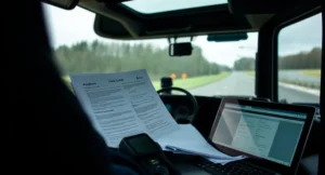 What Is the M6 Speeding Truck Driver Fine About