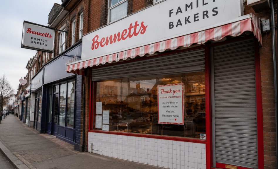 bennett’s family bakers closure